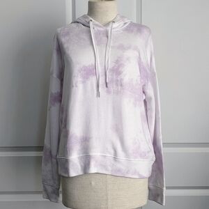 Rails Sweatshirt Pullover Hooded Cloud Tie Dye Cotton Modal Lavender M NWT